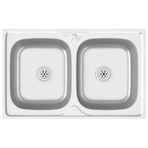 Tiskiallas Tupla-Altailla Hopea Ruostum. Teräs